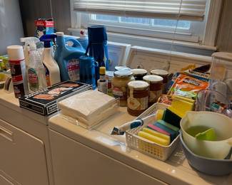 Housewares and food items