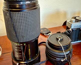 Minolta XG-M 35mm SLR Film Camera with 3 Lenses, Minolta Flash and Manuals