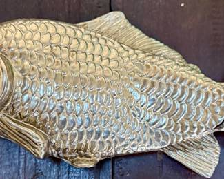 Silver Fish Napkin Holder