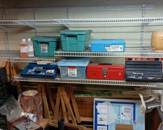 Craft making supplies 
Stained glass supplies 
Wood burning supplies 
Clay making supplies 
Ratchet set
