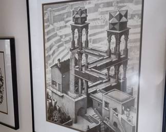 M.C. Escher lithograph 