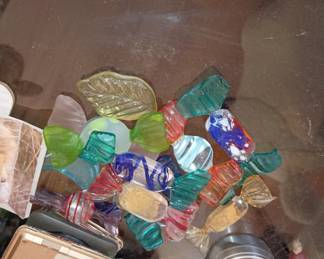 Art glass , Murano art glass candies 