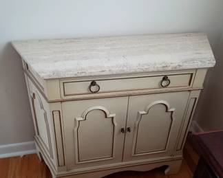 Marble top cabinet 