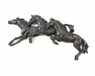 Schmid Galloping Horses Wall Plaque fourth image