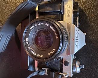 Canon AE Program mm SLR Camera with FD mm f or . Lens