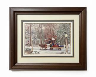 Shelma Winter Winter Sleigh Ride Limited Edition Print or sixth image