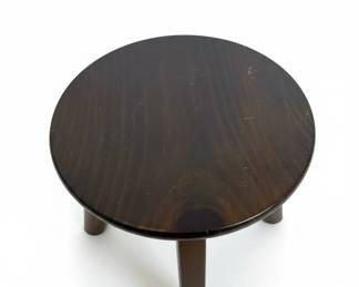 Vintage Wooden Tripod Stool or Plant Stand fourth image