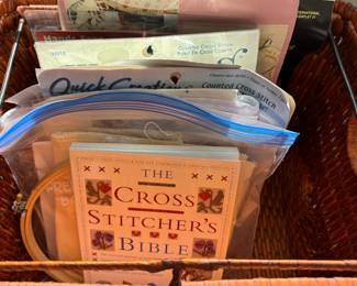Assorted CrossStitch Supplies with The Cross Stitchers Bible second image