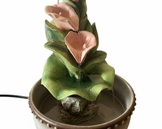 Calla Lily Tabletop Fountain third image