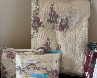 Cozy Line Home Fashions Morning Glory Floral Cotton Quilt Bedding Set