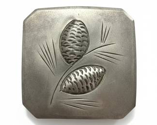 Sterling Silver Stuart Nye Pine Cone Brooch third image