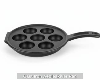 Cast Iron Aebleskiver Pan fifth image