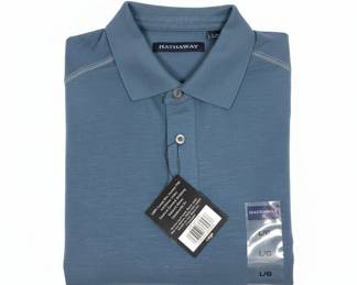 Hathaway Cotton Slub Texture Polo Shirt second image