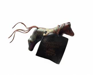 Jeremy Diller Raku Spirit Horse Figurine fourth image