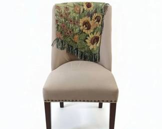 Pier Imports Accent Chair with Throw fourth image