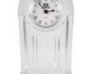 Design Guild Lead Crystal Mantel Clock third image