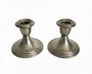 Gorham Sterling Silver Candlesticks Pair fourth image