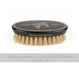 Vintage Horse Head Portrait Collection Brush Set third image