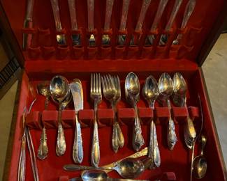 International Silver Old Company Plate Sterling Silver Flatware Set