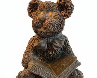 The Boyds Collection Beary Reading a Book Figurine fourth image