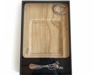 Equestrian Themed Cheese Board and Knife Set third image