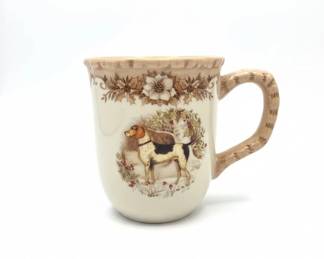 Cracker Barrel Hound Dog Stoneware Mug by Susan Winget fourth image