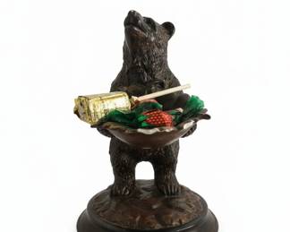 Collection of Bear Figurines, including Candle Holders and a Candy Dish fourth image
