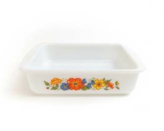 Glasbake Spring Blossom Casserole Dish third image