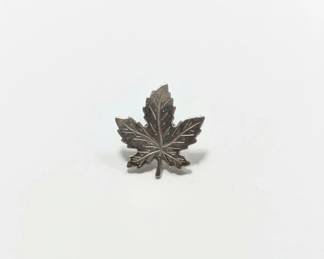 Sterling Silver Maple Leaf Brooch by Bond Boyd fourth image