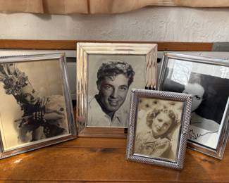 lots of vintage autographed photos from stars of stage and screen