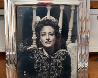 vintage autographed photo of Joan Crawford