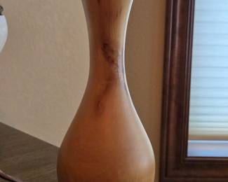 Spinning Aspen Wooden Vase