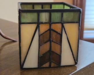 Stained Glass Candle Votive Holder