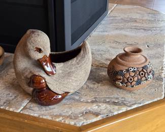 Haeger Pottery Duck Planter