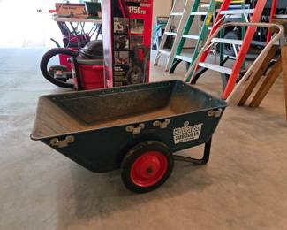 Vintage Gardeneer Suburbia Ball Bearing Barrel Yard Cart