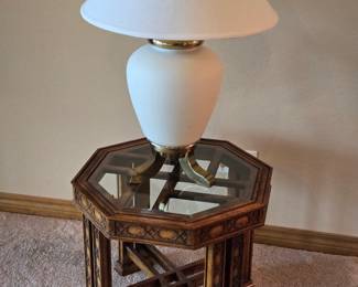Vintage Fretwork Side Table
