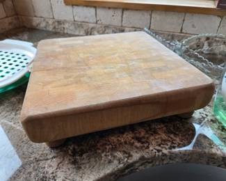 Countertop Footed Butcher Block