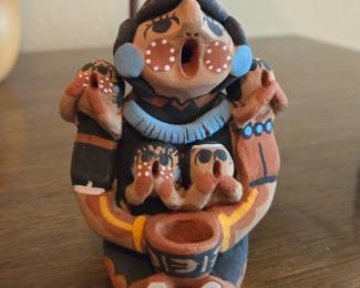 Native American Story Teller Pueblo Pottery
