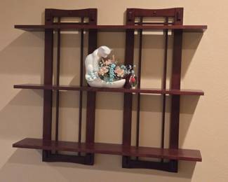 Craftsman Style Wodden Wall Shelf