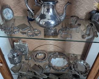 Sterling, and Silver plated items.