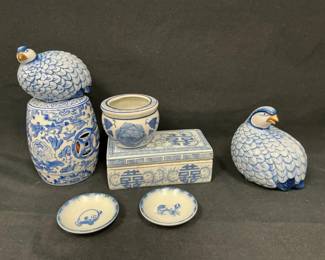 Blue And White Elegance