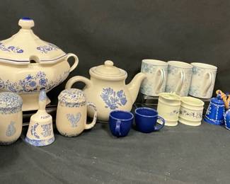 Blue And White Kitchen