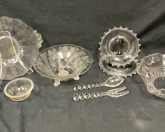 Etched, Bubble Trim Glass And More