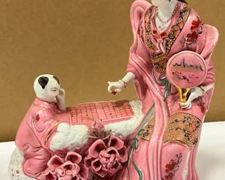 Porcelain Japanese Woman In Pink