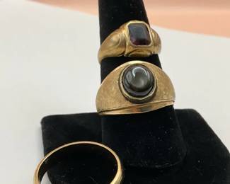 3 Gold Rings