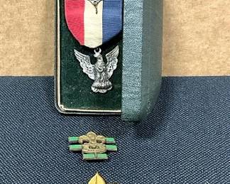 Sterling Eagle Scout Badge More
