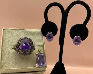 Purple Amethyst Jewelry