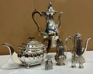 Sterling Teapots And Friends