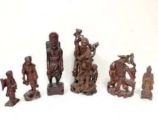 Carved Wood Statues