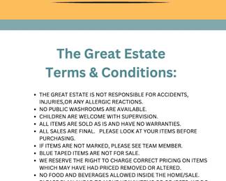 Terms and Conditions